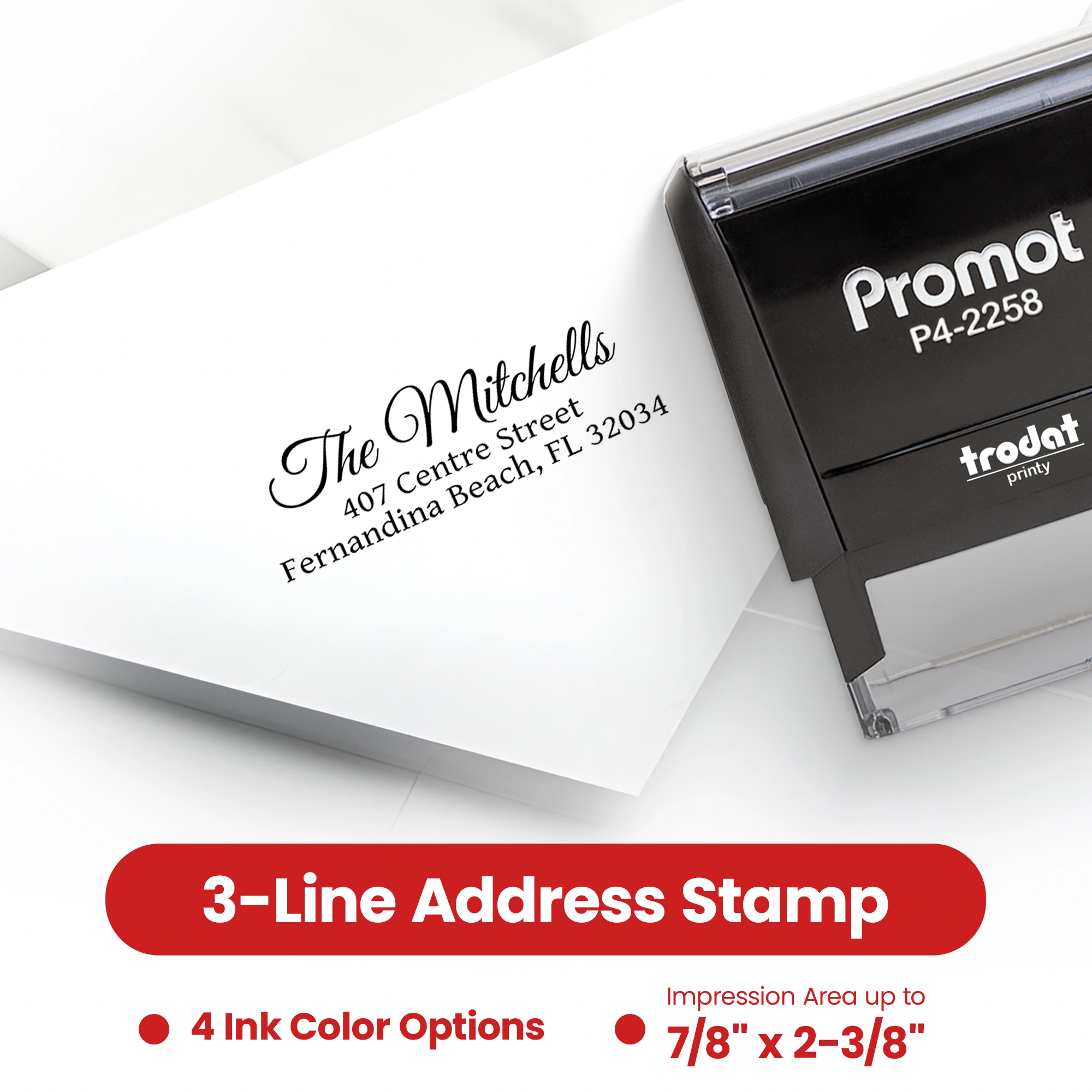Address Stamp 3 Line
